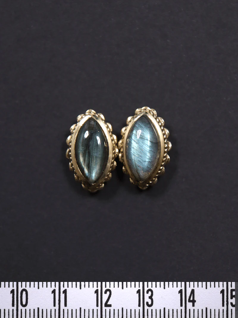 2 Pierres marquises serties de laiton - Image 4
