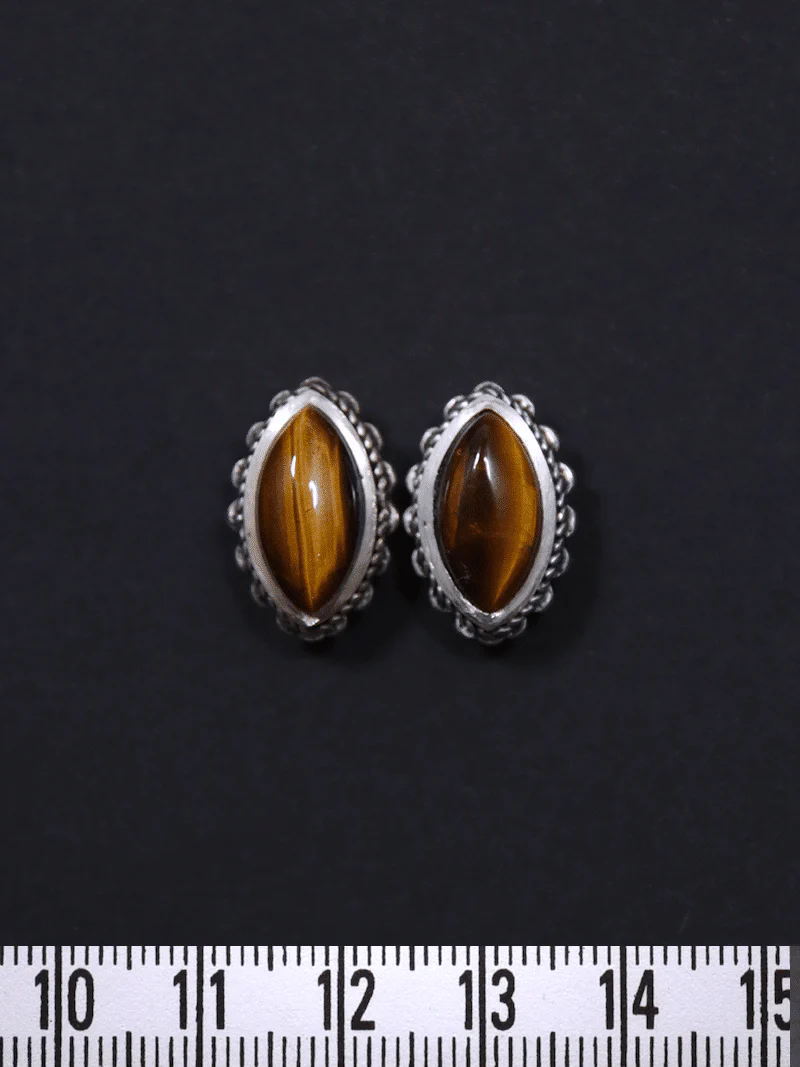 2 Pierres marquises serties de laiton argenté - Image 3