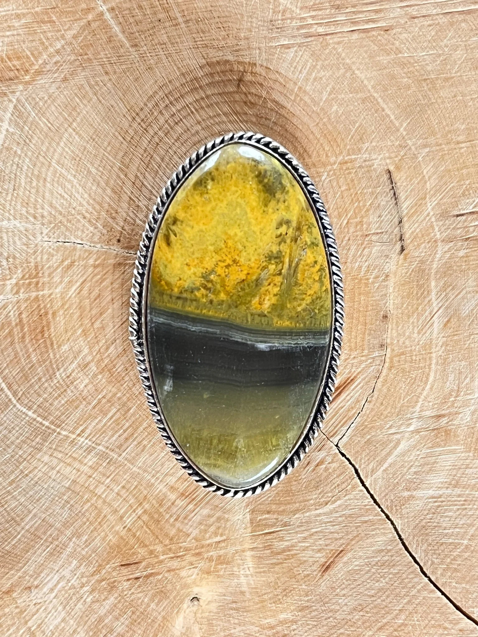 Bumble Bee sertie argenté n°A5 (4,2 cm x 2,4 cm)