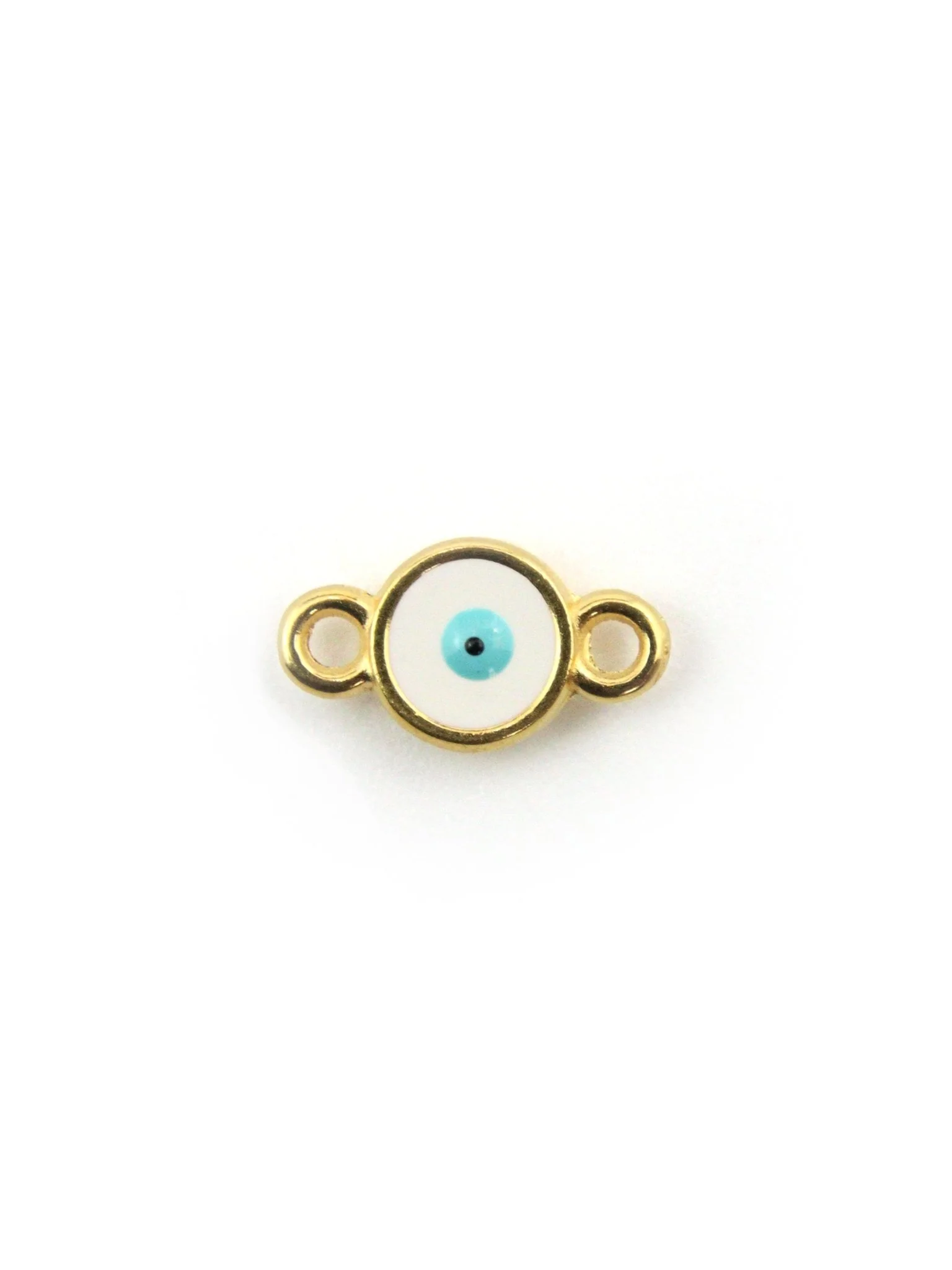 Connecteur rond en zamak avec œil protecteur et émail – 8 mm - Image 4