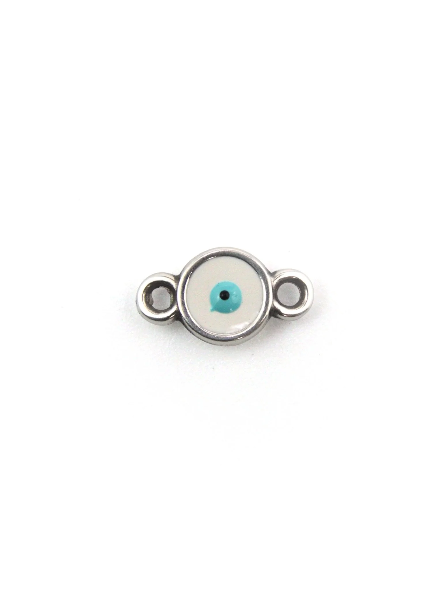 Connecteur rond en zamak avec œil protecteur et émail – 8 mm - Image 6