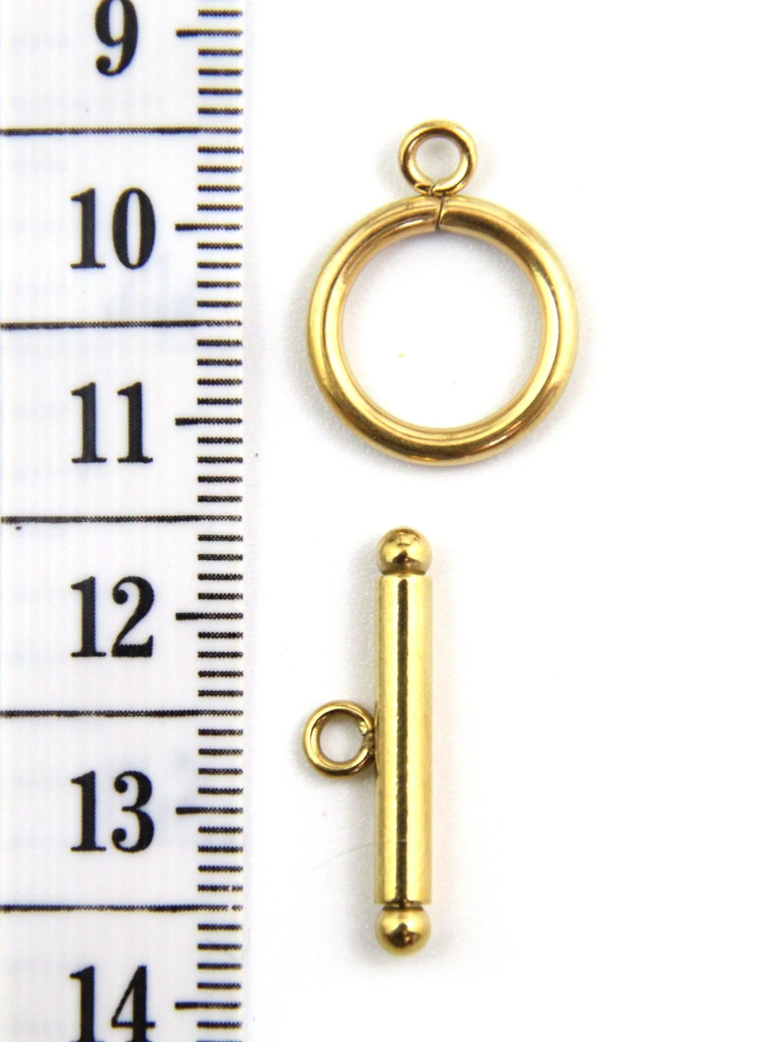 Fermoir-T rond en acier inoxydable 304 – 14 mm (barre 22 mm) - Image 2