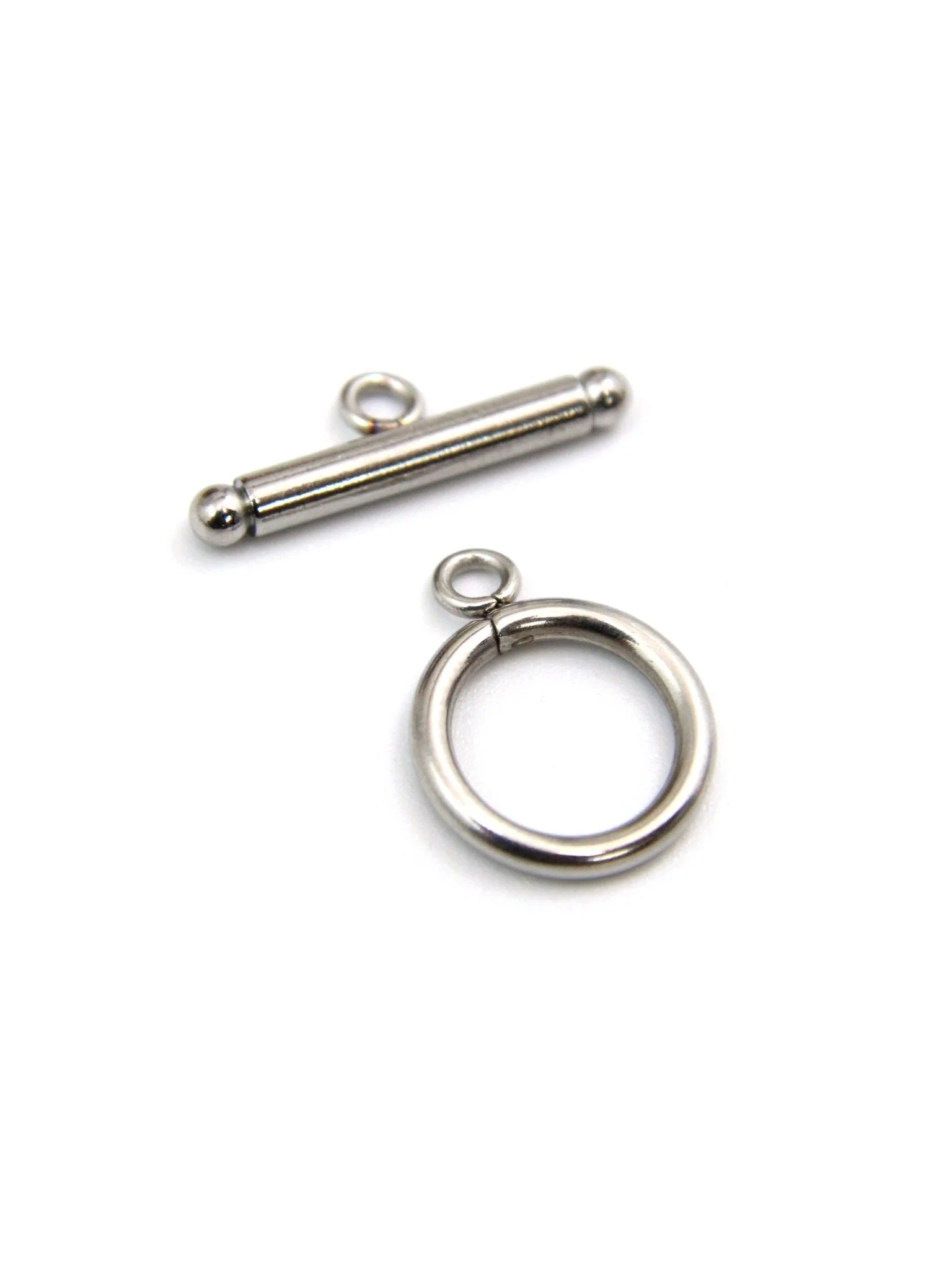 Fermoir-T rond en acier inoxydable 304 – 14 mm (barre 22 mm) - Image 3