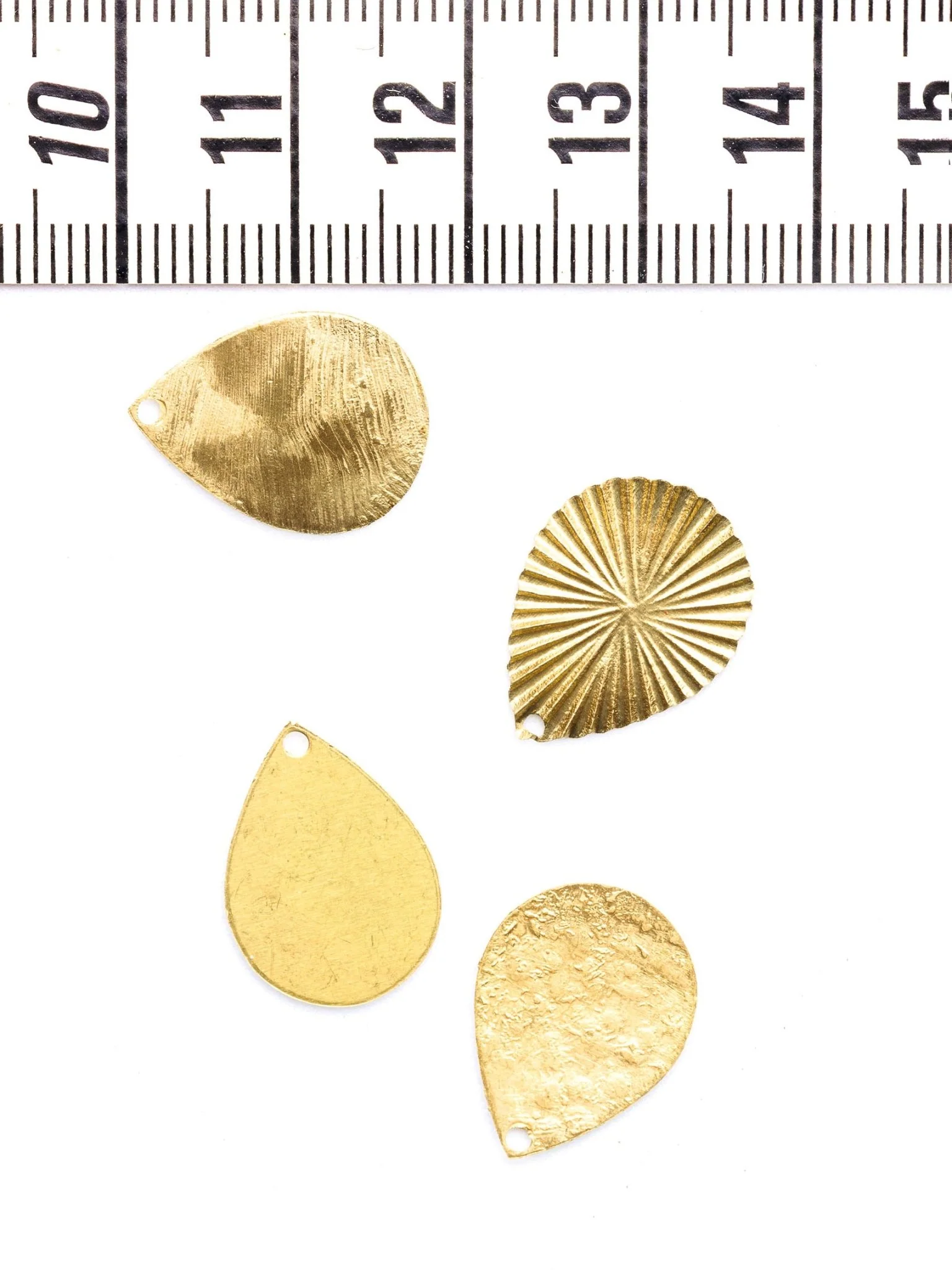 Gouttes plates en laiton - Image 2
