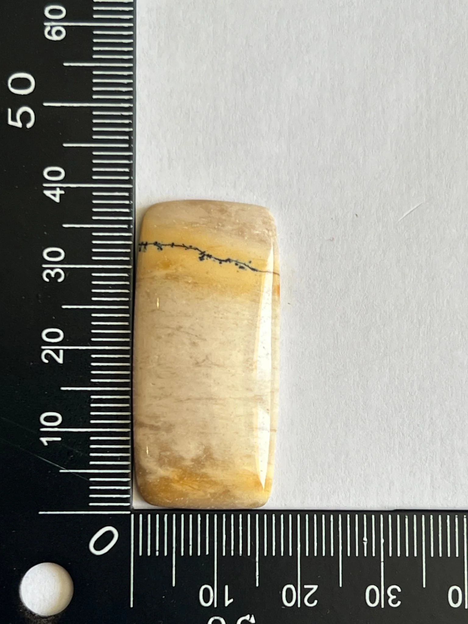Jaspe Mokaïte Brechique n°1 (3,8cm x 1,7cm)