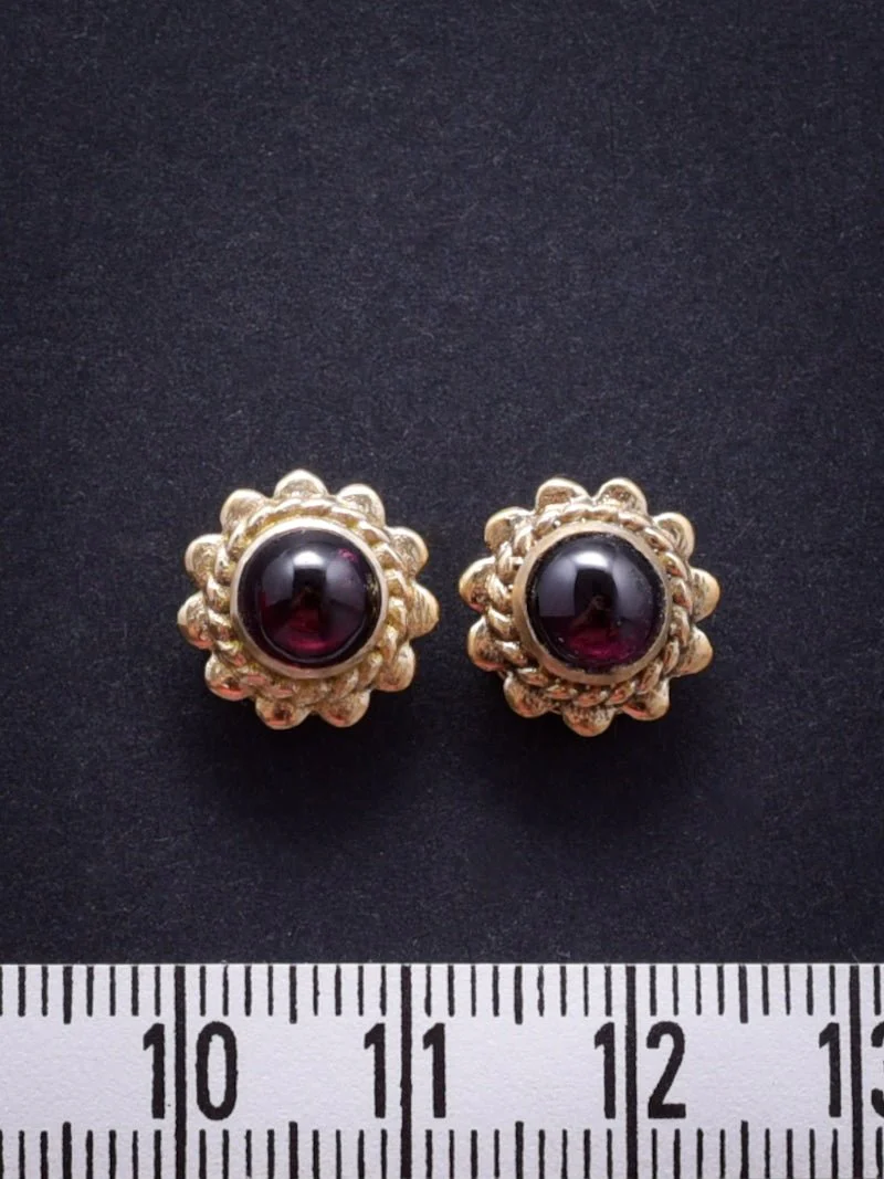 2 Pierres serties de laiton "fleur" de 9 mm - Image 3