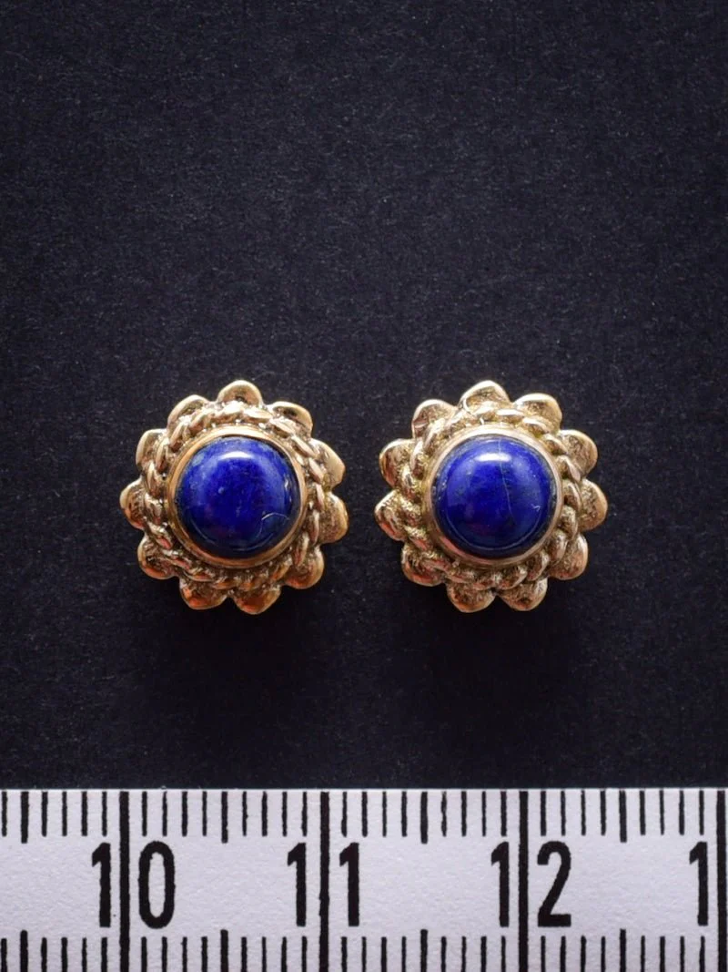 2 Pierres serties de laiton "fleur" de 9 mm - Image 5