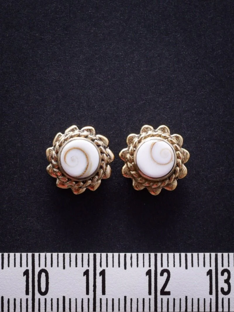 2 Pierres serties de laiton "fleur" de 9 mm - Image 6