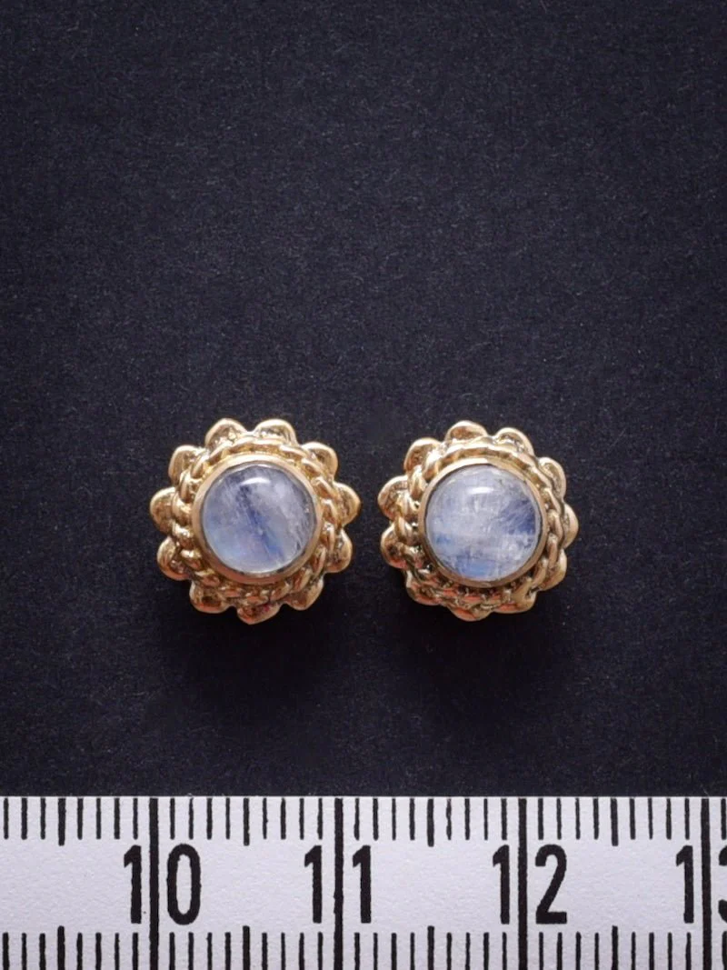 2 Pierres serties de laiton "fleur" de 9 mm - Image 7