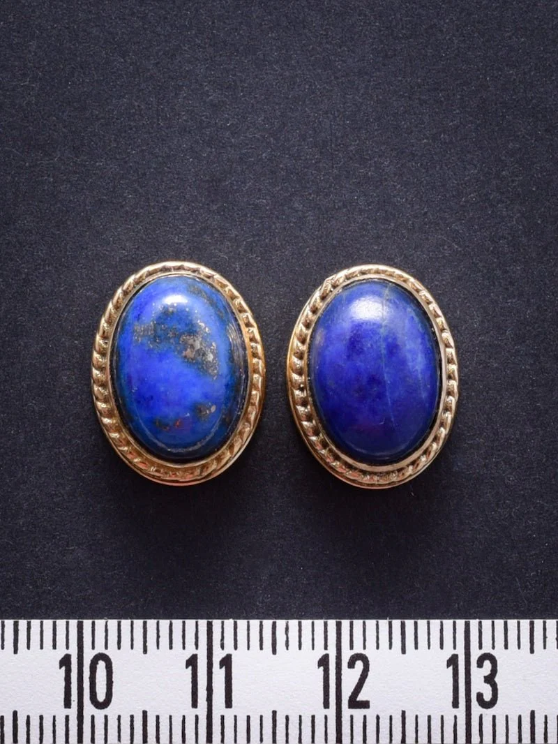 2 Pierres serties de laiton de 17 mm - Image 10
