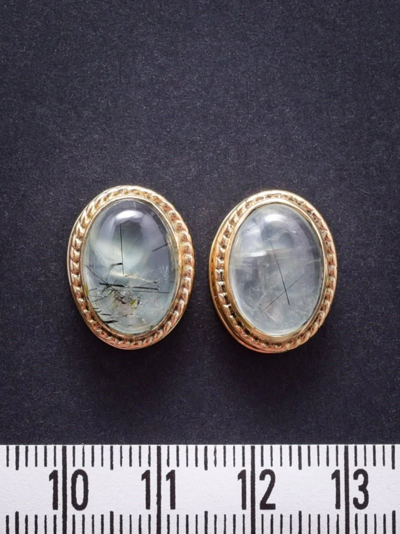 2 Pierres serties de laiton de 17 mm - Image 14