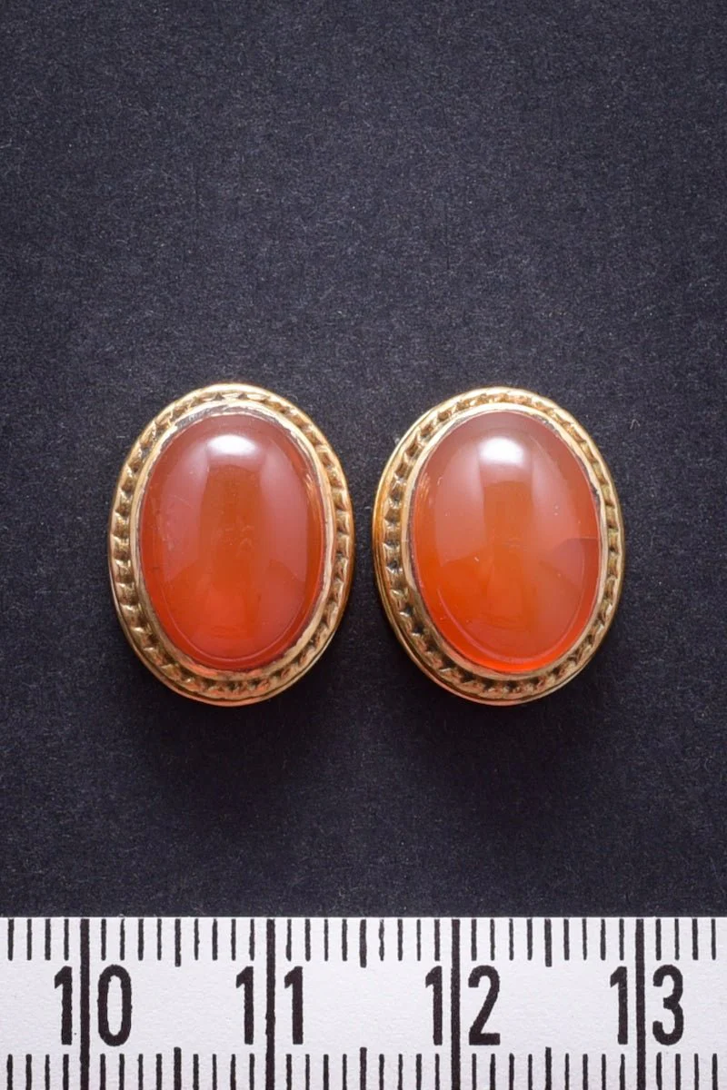 2 Pierres serties de laiton de 17 mm - Image 6