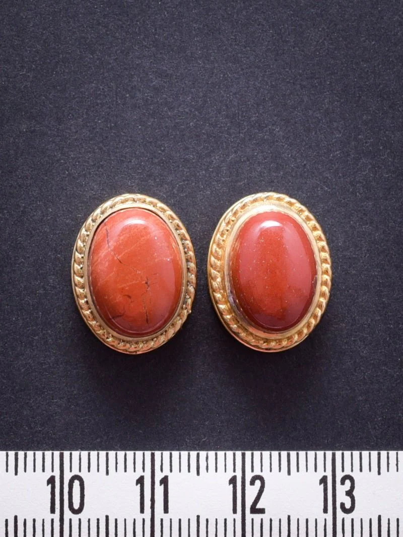 2 Pierres serties de laiton de 17 mm - Image 8