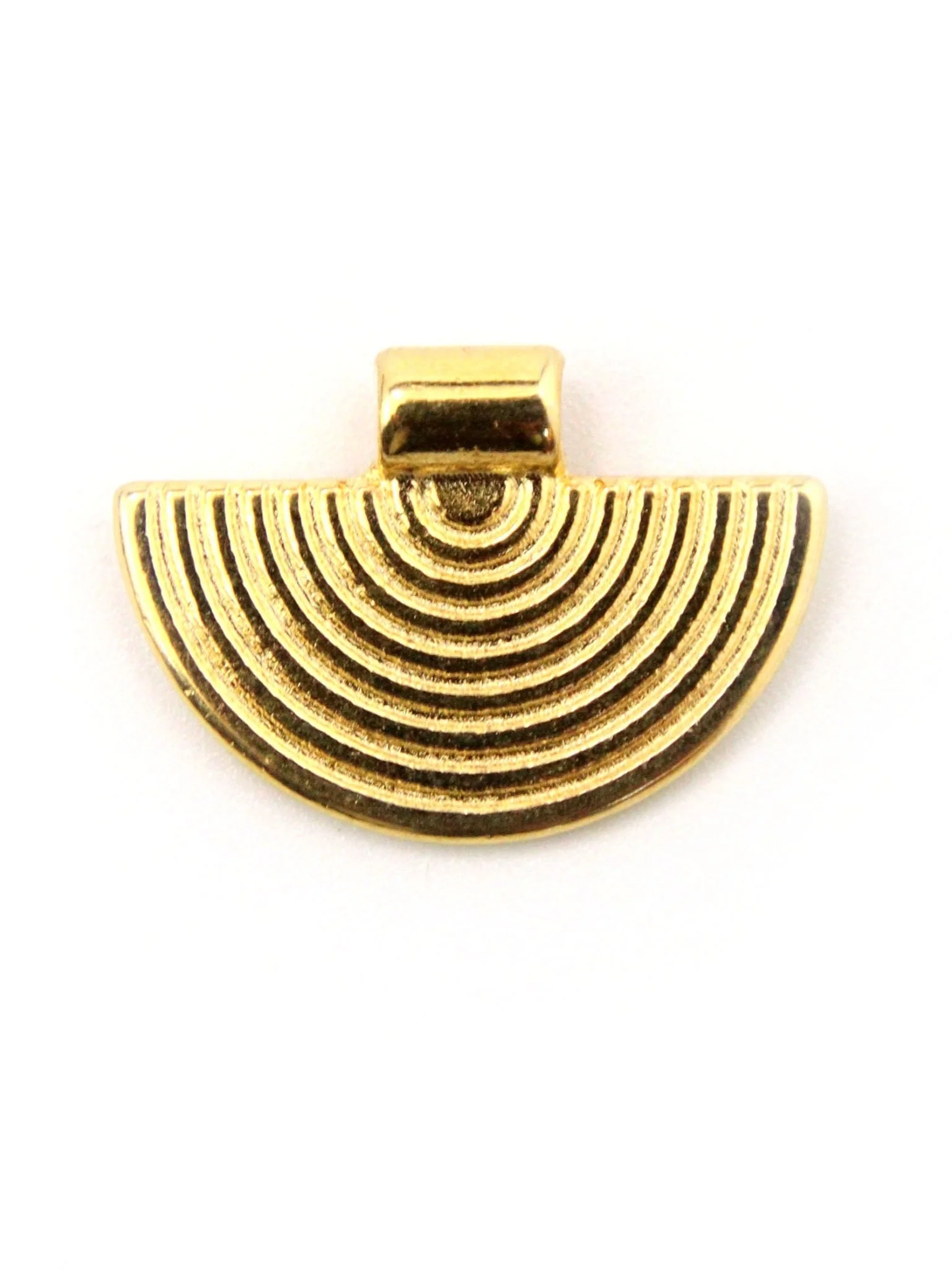 Pendentif demi-cercle en métal/zamak 26x18mm - Image 3