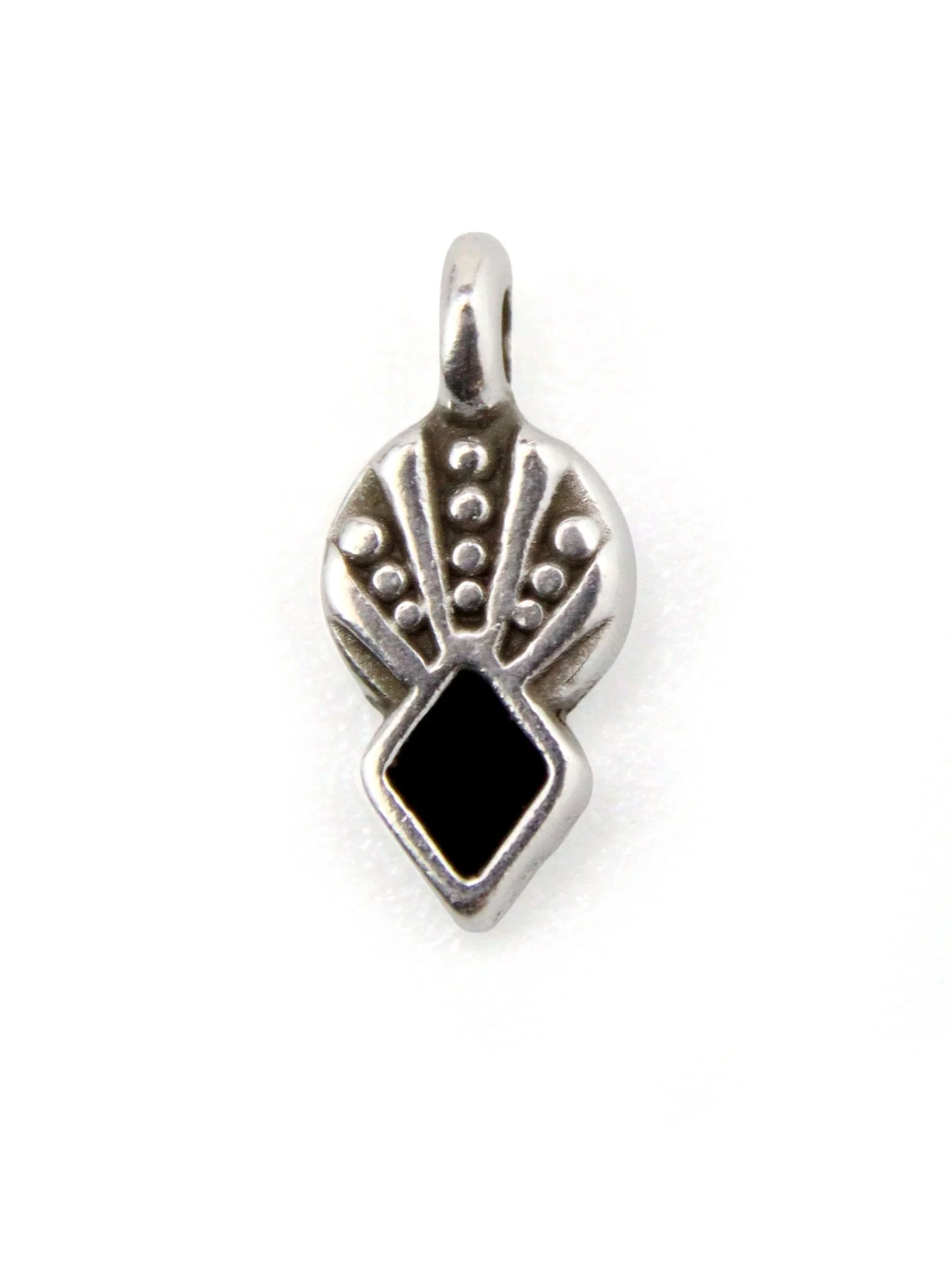 Charm pointe géométrique - 6x10mm - Ø1.7mm - Image 10