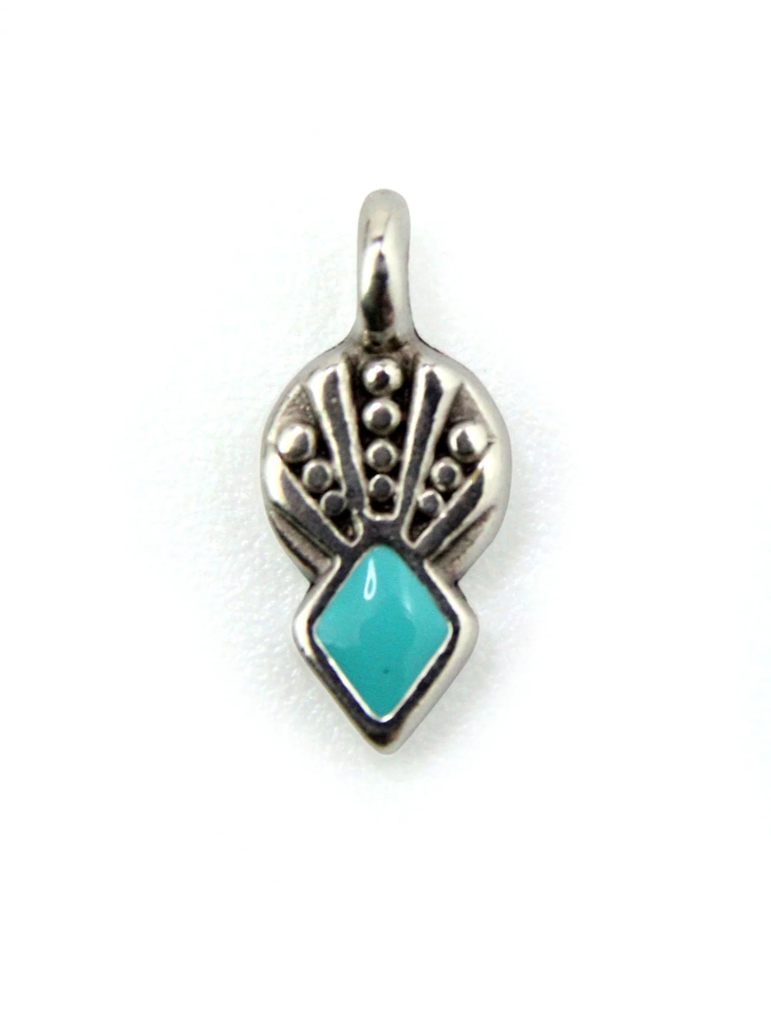 Charm pointe géométrique - 6x10mm - Ø1.7mm - Image 7