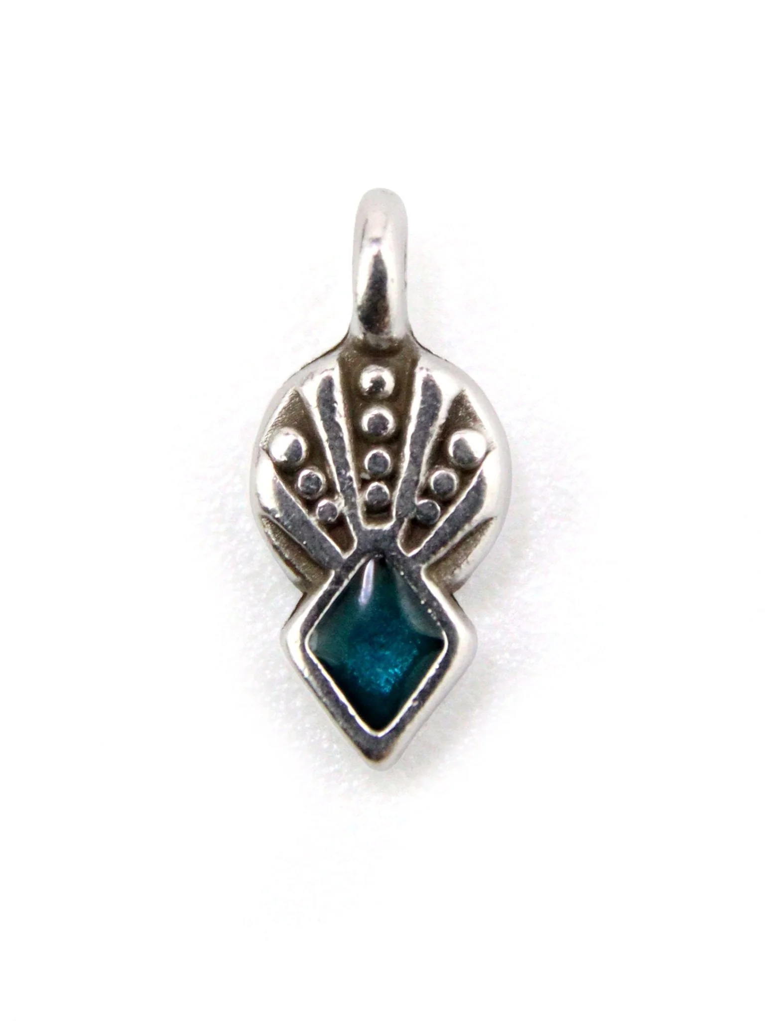 Charm pointe géométrique - 6x10mm - Ø1.7mm - Image 8