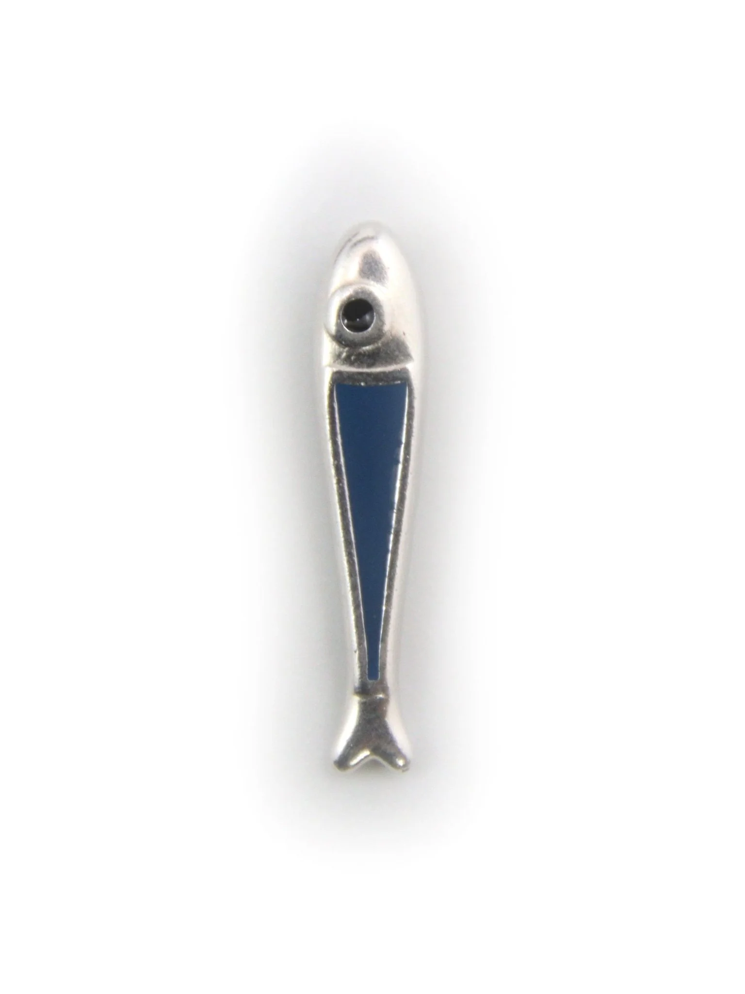 Pendentif poisson long en zamak émaillé - Image 3