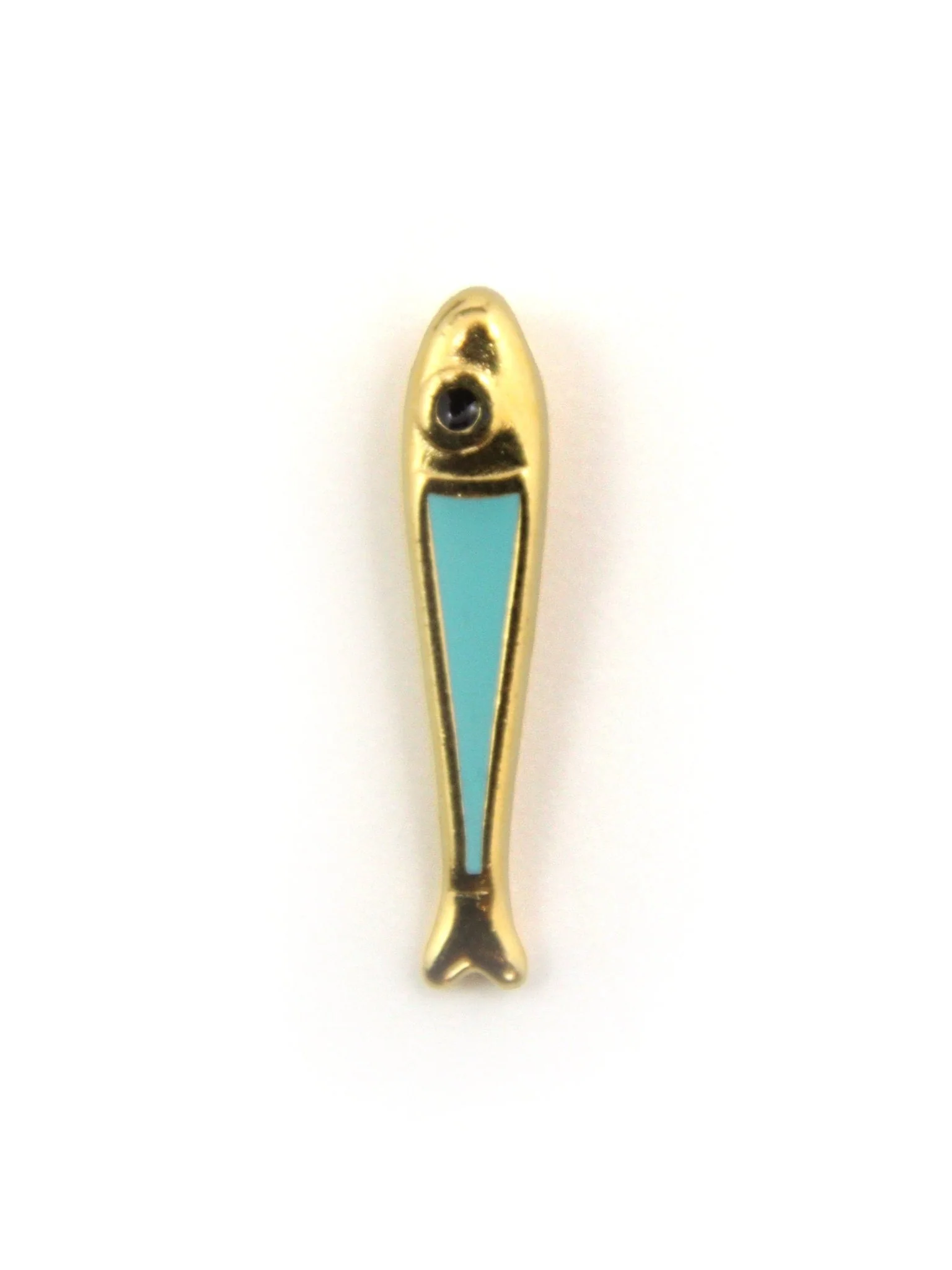 Pendentif poisson long en zamak émaillé - Image 6