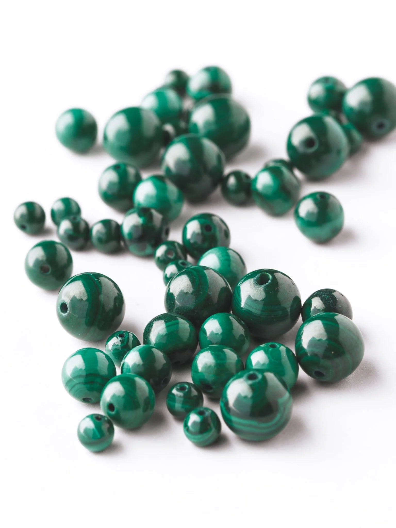 Perles de Malachite