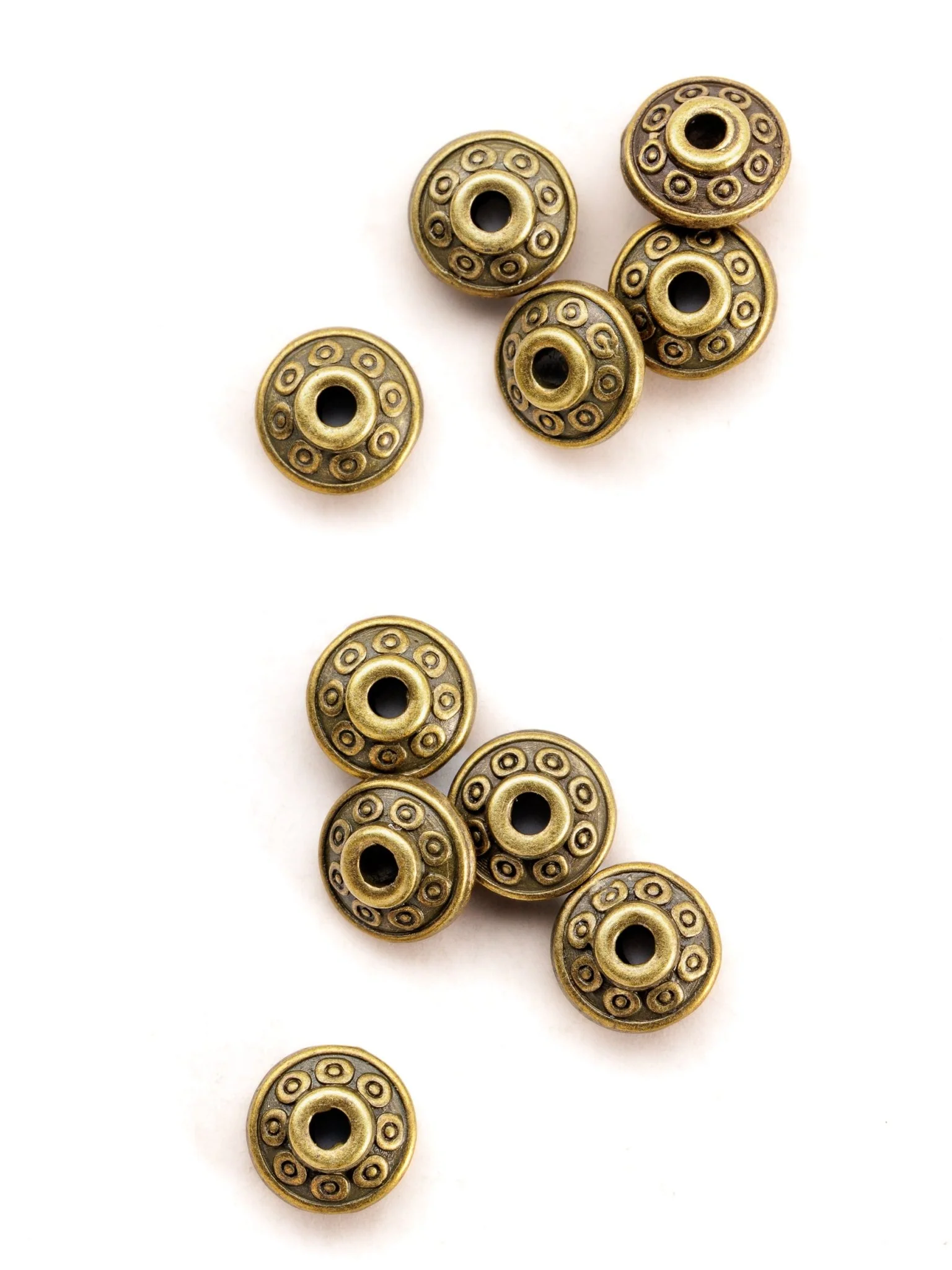 Perles tibétaines 7 mm - Image 3