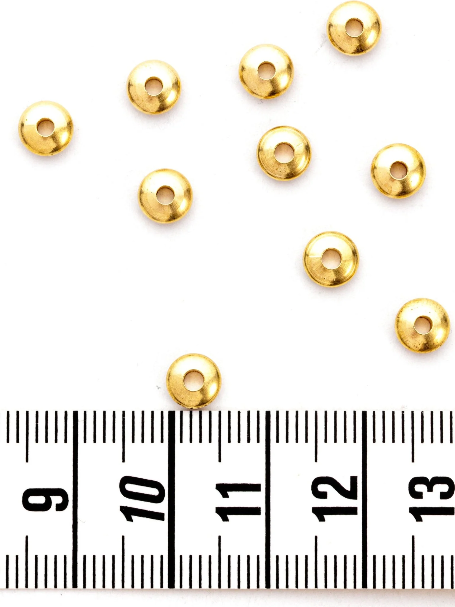 Rondelles bombées métalliques de 6mm - Image 3