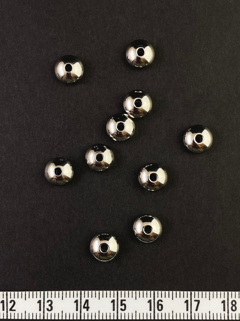 Rondelles bombées métalliques de 8mm - Image 3